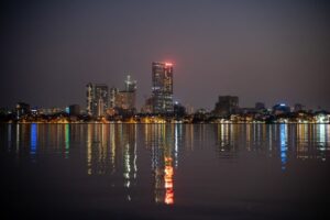 Night view of Hanoi