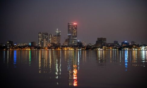 Night view of Hanoi