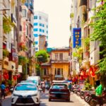 The streetscape of Ho Chi Minh