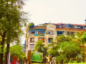 The streetscape of Ho Chi Minh